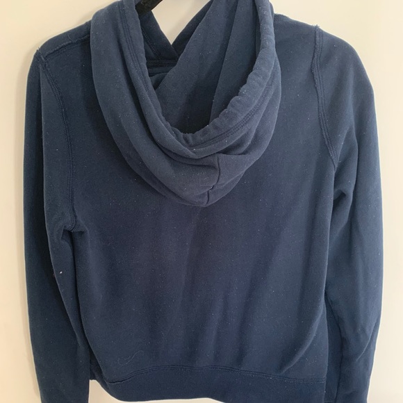 Abercrombie and Fitch navy hoodie sweatshirt - Picture 2 of 4
